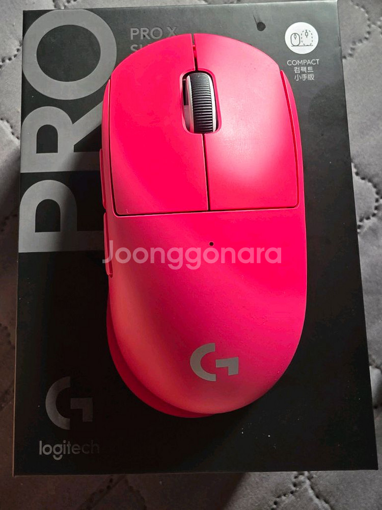 G PRO X SUPERLIGHT 2c 지슈라 미니 핑크 무선 게이밍 마우스 팝니다--0