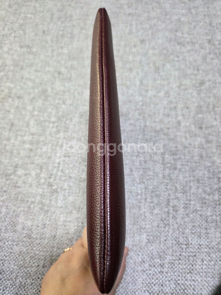 루이까또즈 버건디 가죽 클러치--7