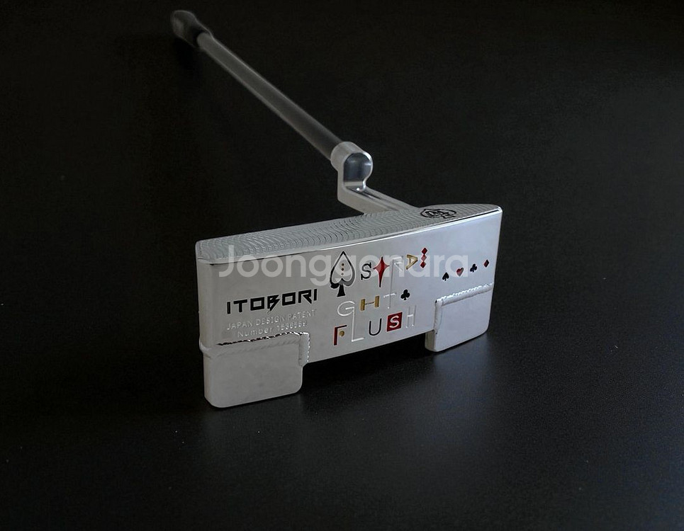 이토보리 스트레이트 플러쉬 크롬 퍼터 KBS GPS 샤프트 34인치--1