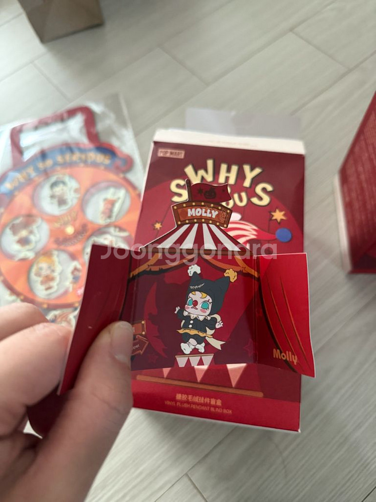 팝마트 몰리 Why So Series 줄인형 인형 키링--0