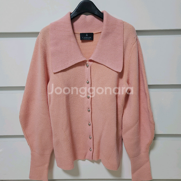 랑방 와이드 칼라 니트 스웨터 타임 마인 더캐시미어--1