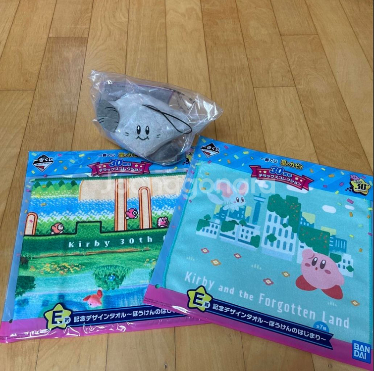 커비 30주년 제일복권 이치방쿠지 상품 세트 판매--2
