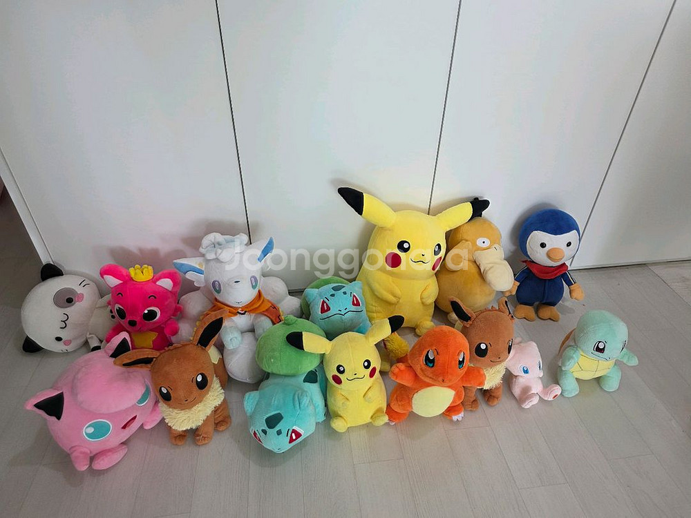 포켓몬 인형 세트포켓몬 인형 세트 피카츄 이브이 꼬부기 몽땅2만원--0