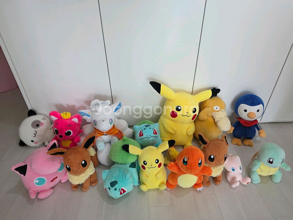 포켓몬 인형 세트포켓몬 인형 세트 피카츄 이브이 꼬부기 몽땅2만원--1