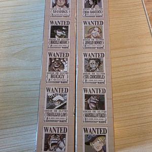 원피스 수배서 브로마이드 포스터 핸콕/검은수염