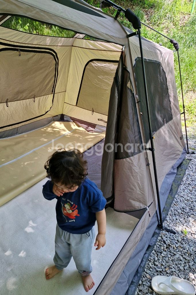 로티캠프. 힐하우스 원터치캠핑 텐트 대형--2