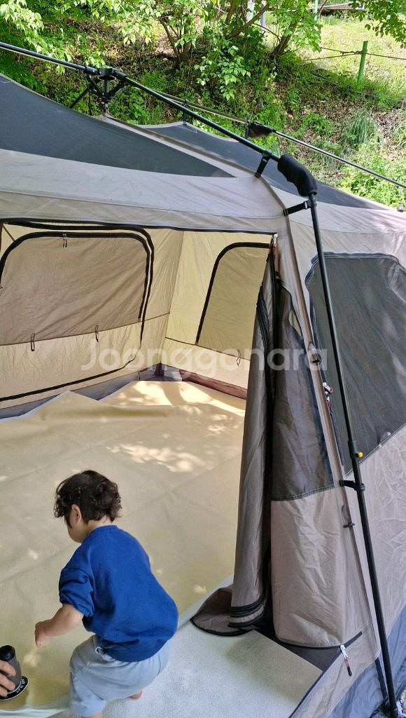 로티캠프. 힐하우스 원터치캠핑 텐트 대형--3