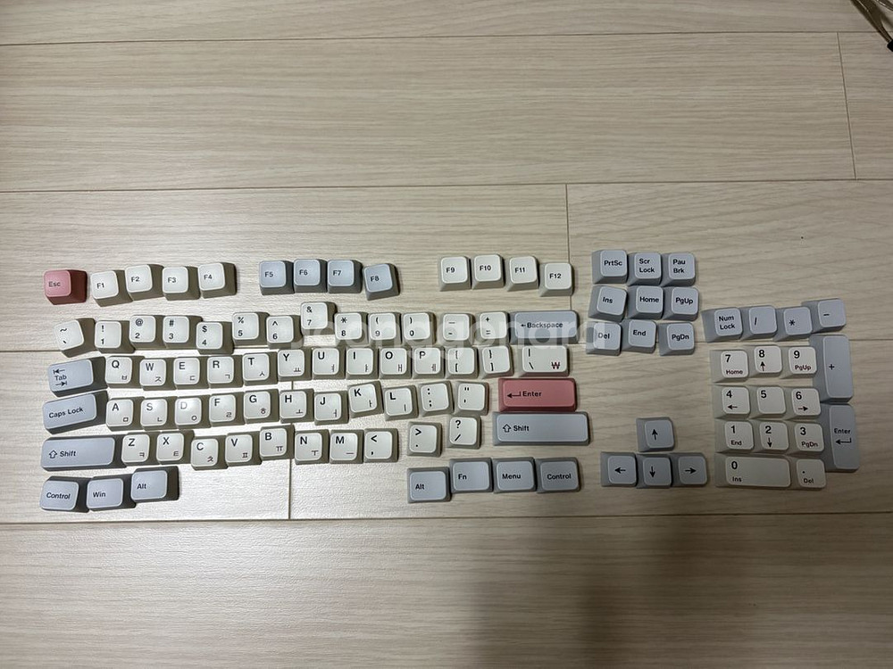 그루브스톤(구 엠스톤) MA키캡+핑크 포인트키캡--0