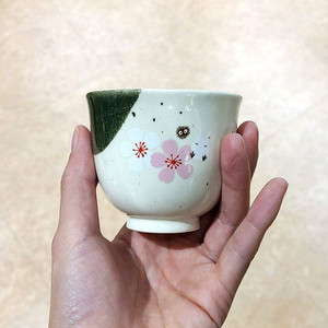 지브리 토토로 미노야키 벚꽃찻잔