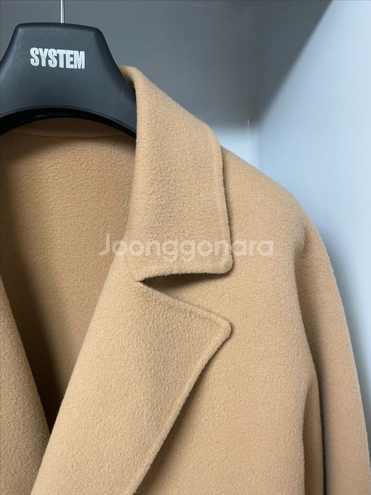 시스템옴므 캐시미어 베이지 오버핏 핸드메이드 코트 95--2