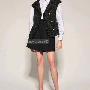 오브제 트위드 베스트