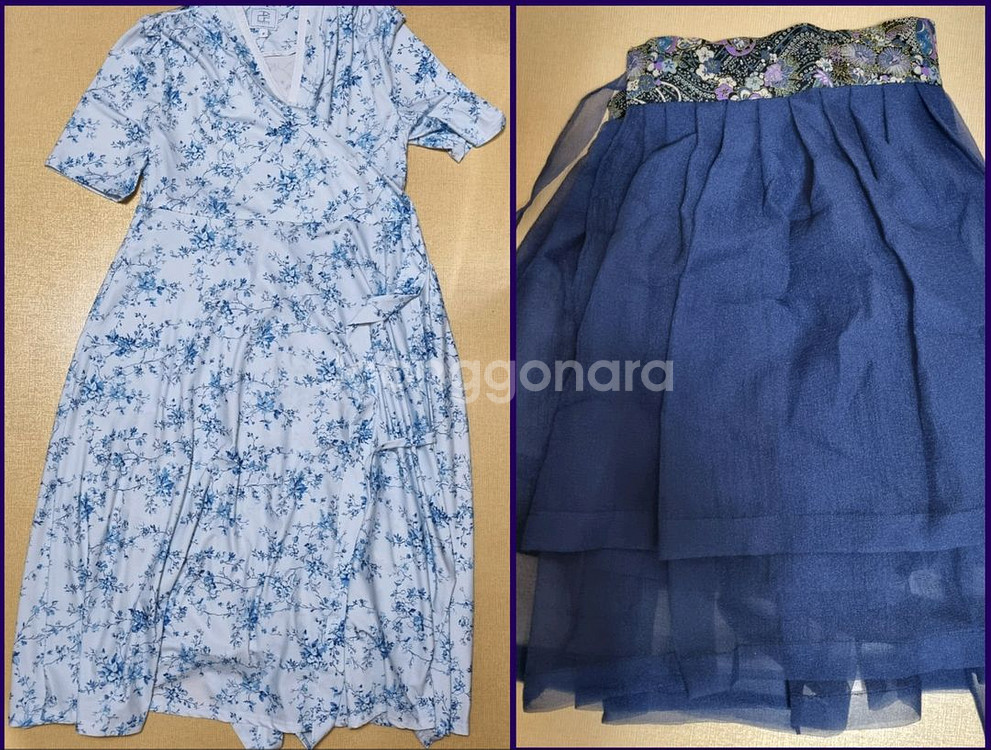 리슬 철릭 원피스 모두의 원피스 하늘꽃, 시옷프로젝트--0