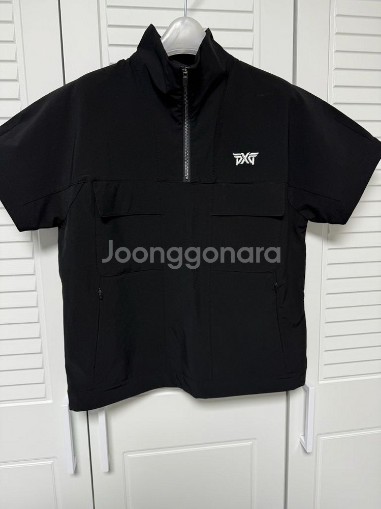 PXG 반팔 아노락 집업--0