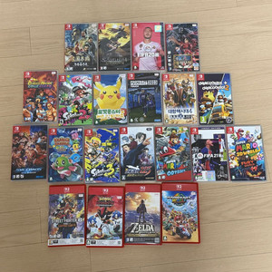 닌텐도스위치 게임타이틀(케이스포함) 다수팝니다