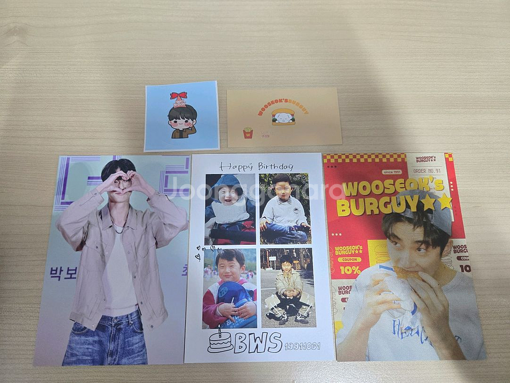 변우석 생일카페 생카 굿즈 비공굿 엽서--0