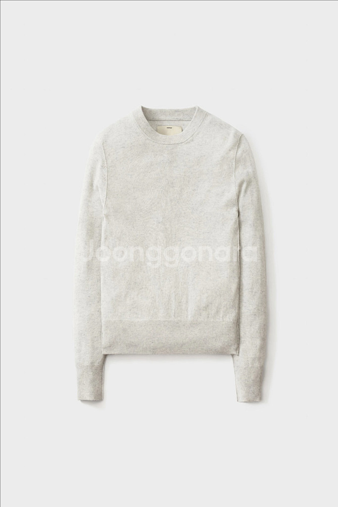 포터리 여성 베이비 캐시미어 컴포트 크루넥 니트 라이트그레이 0사이즈--0