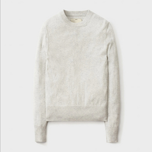 포터리 여성 베이비 캐시미어 컴포트 크루넥 니트 라이트그레이 0사이즈