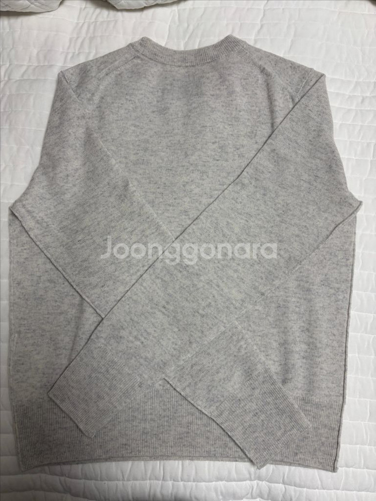 포터리 여성 베이비 캐시미어 컴포트 크루넥 니트 라이트그레이 0사이즈--2