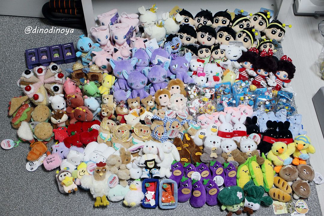 인형뽑기 키링 168개 국내 최저가 (짱구, 키티,등)--0