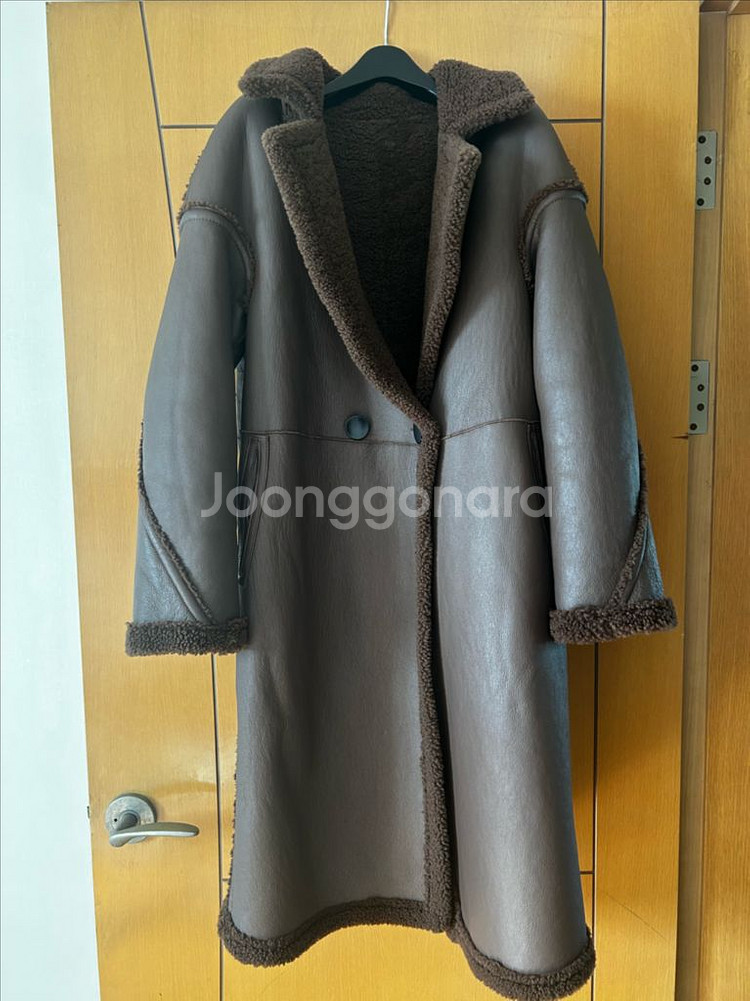 진도 양가죽 무스탕 테디베어 코트 리버시블 / 막스마라 마시모두띠 막스마라 아크네 토템 한섬 코스--3