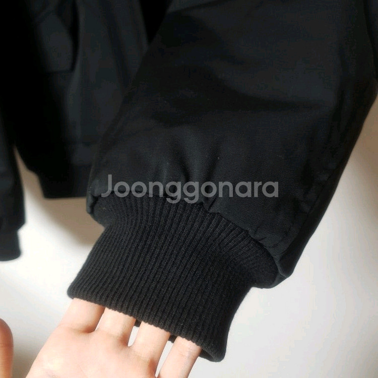 항공 점퍼 패딩 자켓 둥근 카라 집업 빈티지 / 크림치즈마켓 베이델리 바온 아케 어리틀빗 블랙업 러브앤드팝 빈블--5