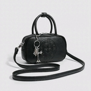 크롬 가방 고급PU 토드백 미니 크로스백