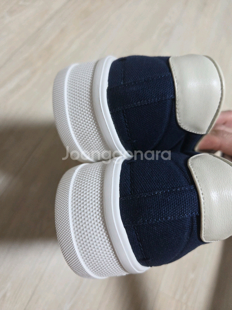 타임 레더트리밍 스니커즈 245 마인 랑방 더캐시미어--4