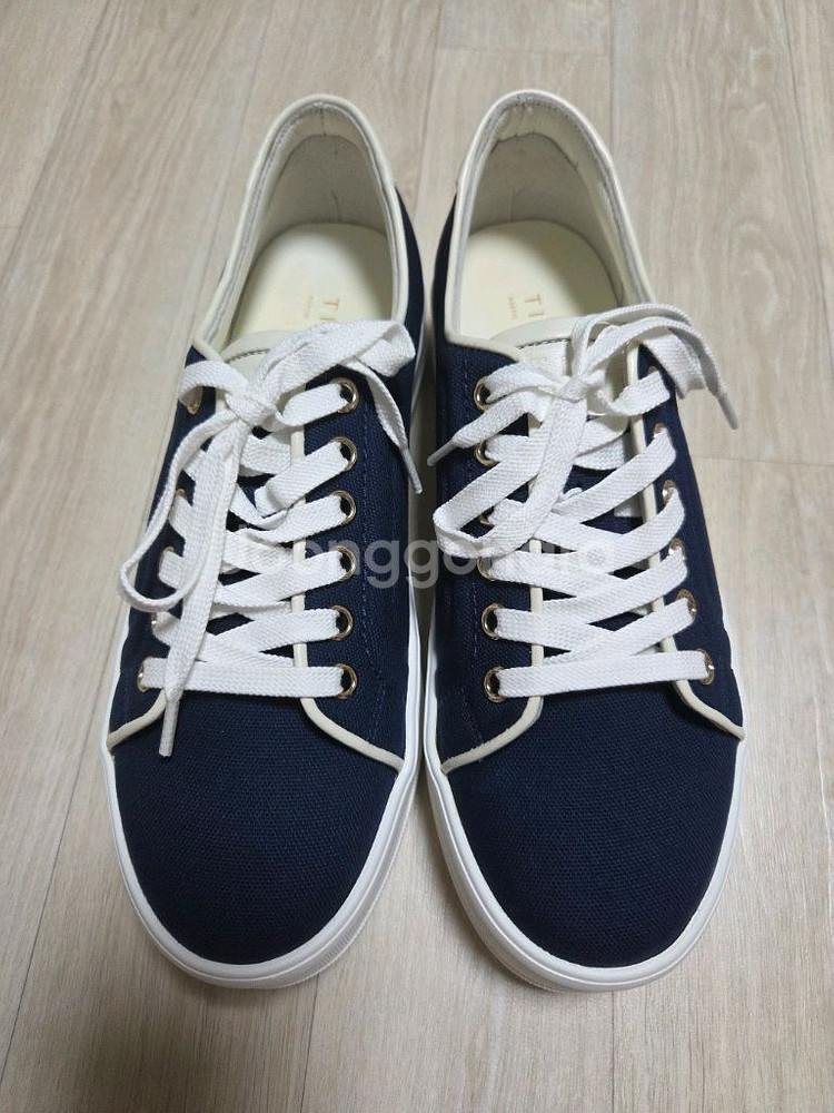 타임 레더트리밍 스니커즈 245 마인 랑방 더캐시미어--1