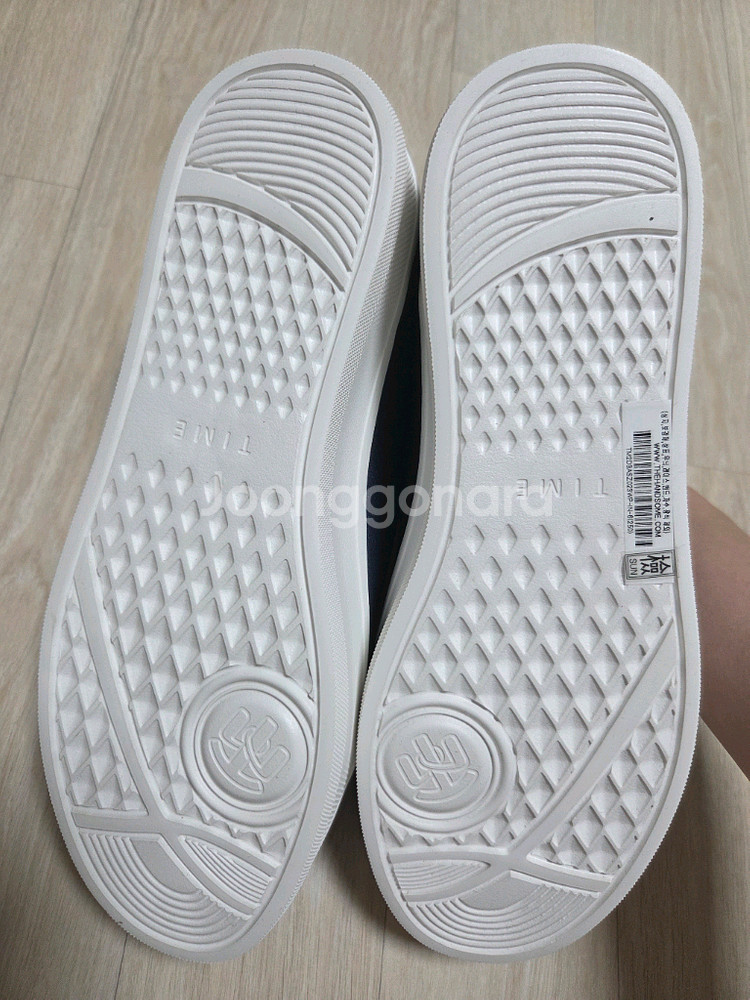 타임 레더트리밍 스니커즈 245 마인 랑방 더캐시미어--6