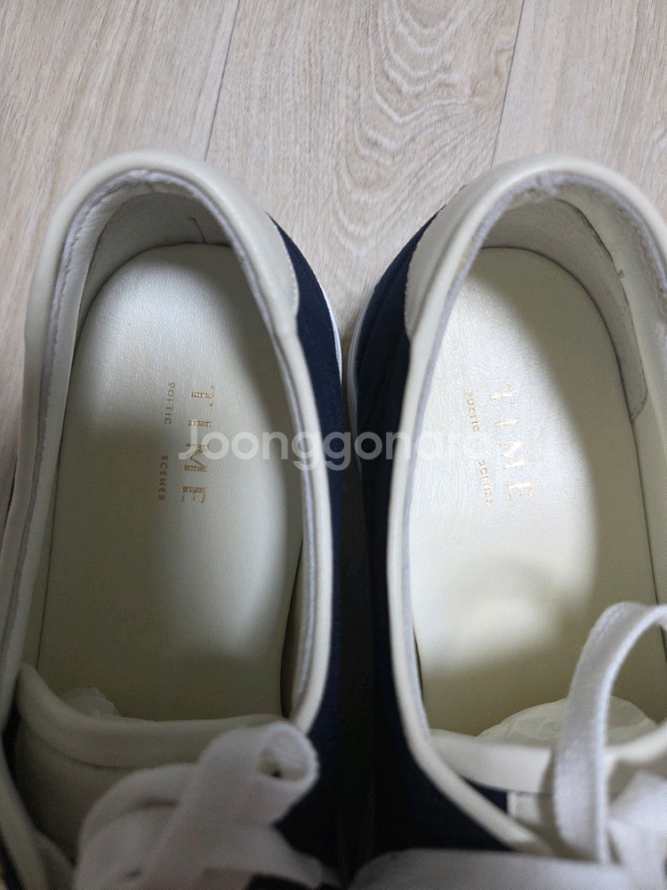 타임 레더트리밍 스니커즈 245 마인 랑방 더캐시미어--7