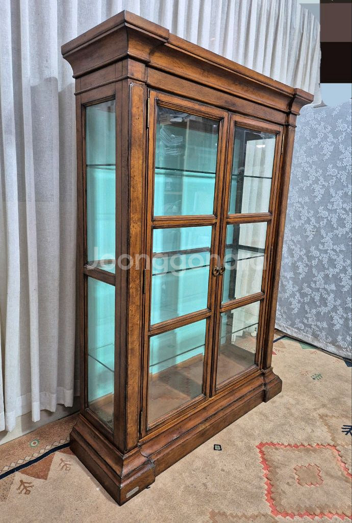 엔틱 숙위홈 원목 장식장--2