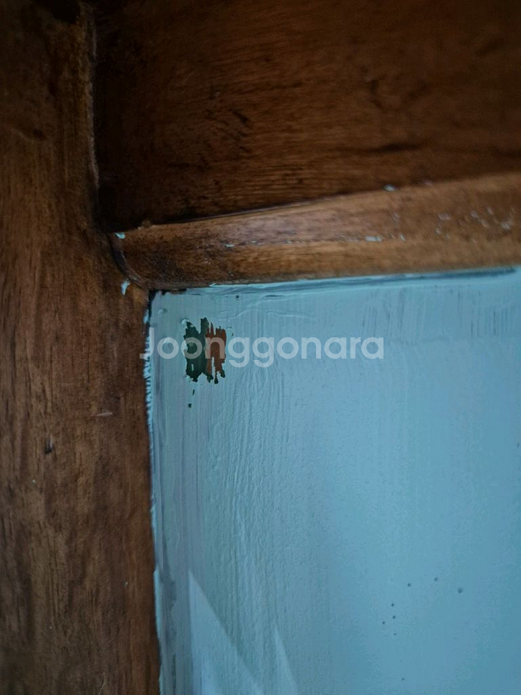 엔틱 숙위홈 원목 장식장--7