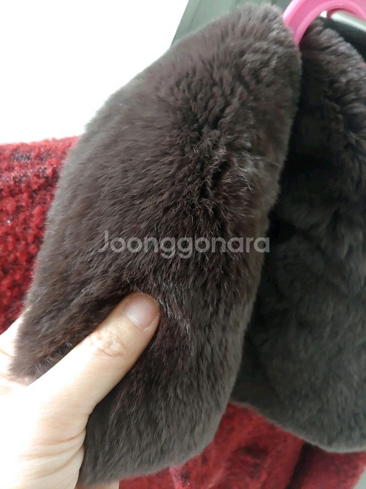 빈폴 토끼털 카라 코트 120사이즈(택포8천원)--4