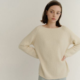 공드린 G bloom knit 블룸니트 아이보리 이미지