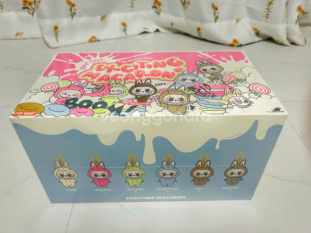[미개봉 정품]팝마트 라부부 마카롱 6개입 풀박스--0