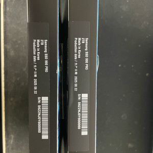 [미개봉 새제품] 삼성 990pro 2TB 팝니다