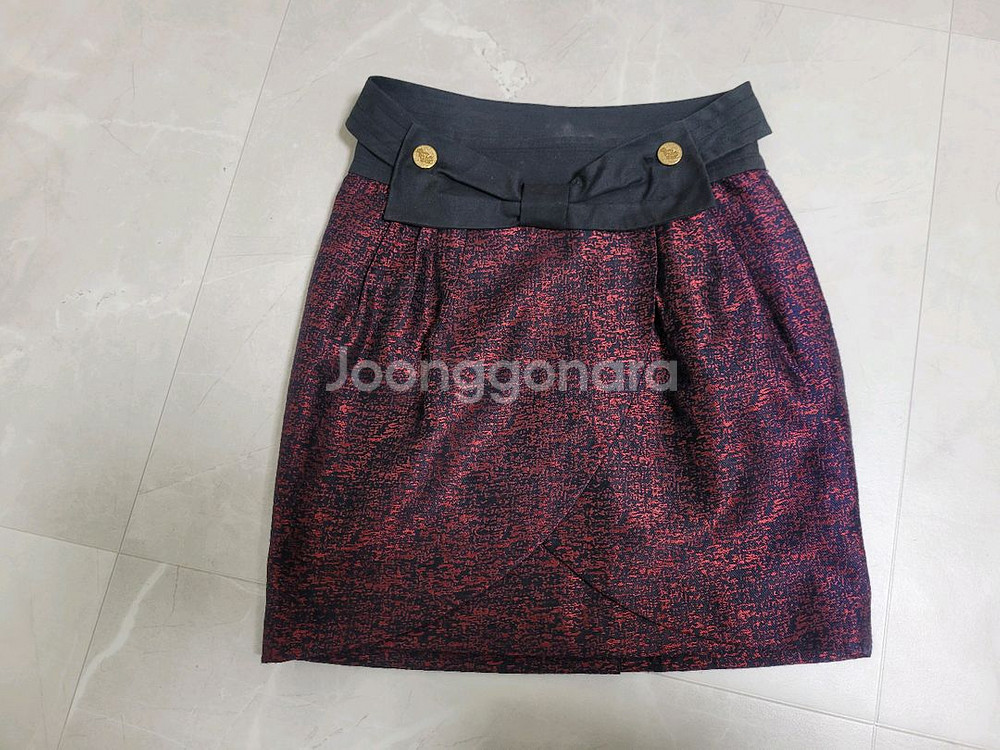쿠아 스커트(예쁜 치마, 미니스커트) 55사이즈--2