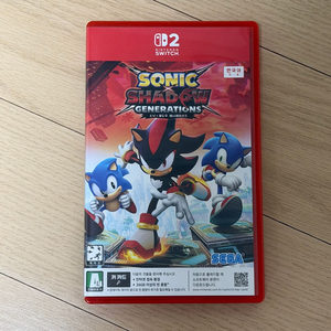 닌텐도스위치2 게임타이틀 소닉 섀도우 제너레이션즈 (코드미사용)