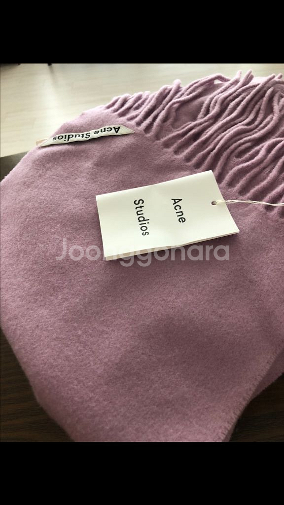 아크네 스튜디오 라일락 머플러(새제품)--7