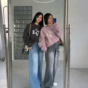 (새상품) 구제 와이드팬츠