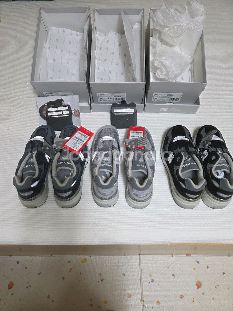 새상품 일괄 뉴발란스 992 235 네이비/회색/블랙그레이--0