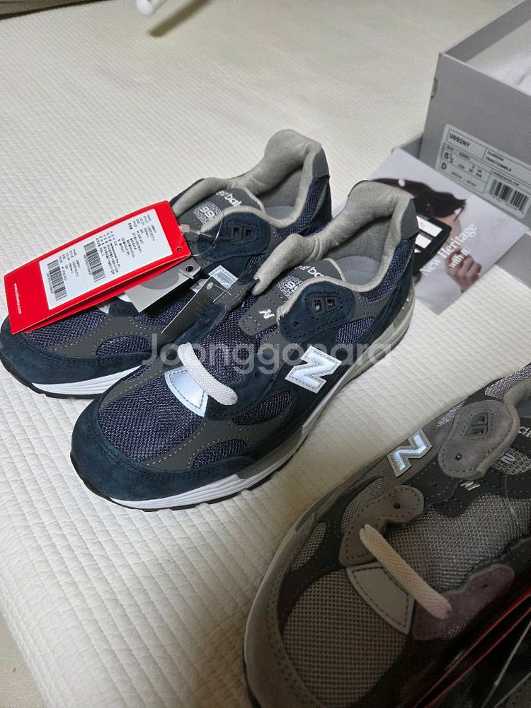 새상품 일괄 뉴발란스 992 235 네이비/회색/블랙그레이--6