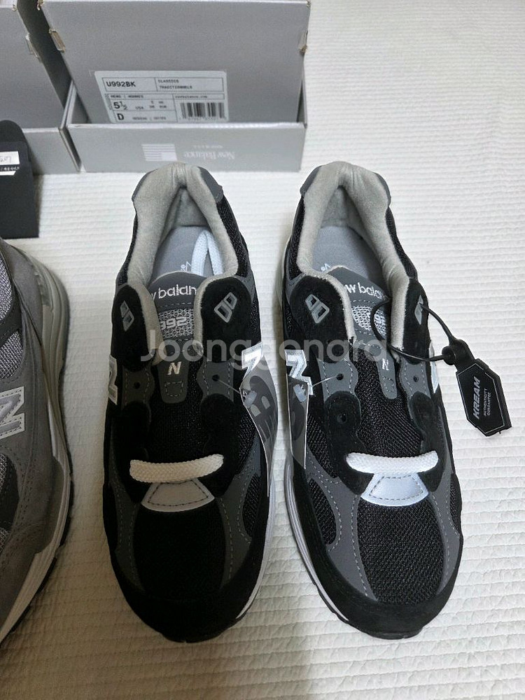 새상품 일괄 뉴발란스 992 235 네이비/회색/블랙그레이--3