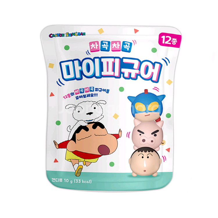 짱구는못말려 차곡차곡 마이피규어 짱구 맹구 굿즈 가챠 피규어 2종 일괄--2