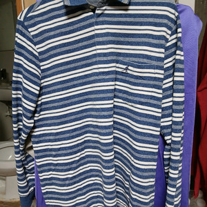 남성 스트라이프 폴로셔츠 M