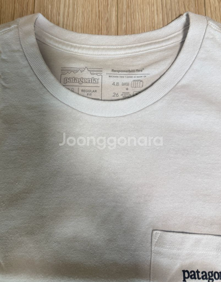정품 파타고니아 반팔 M 레귤러핏(가슴53 총길이72)--2