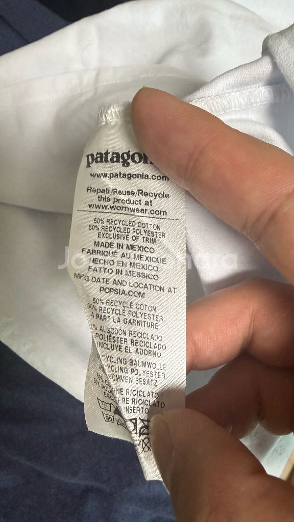 정품 파타고니아 반팔 M 레귤러핏(가슴53 총길이72)--5