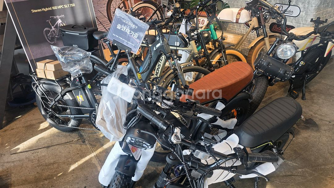 이지베이션 슬릭AL버젼 팻바이크 전기자전거 새제품--0