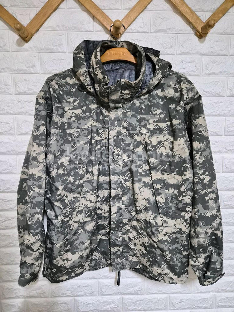 미군 ACU 디지털 카모 후드 방수 점퍼 100 105 110 등산 낚시 노스페이스 밀리터리 나이키--0