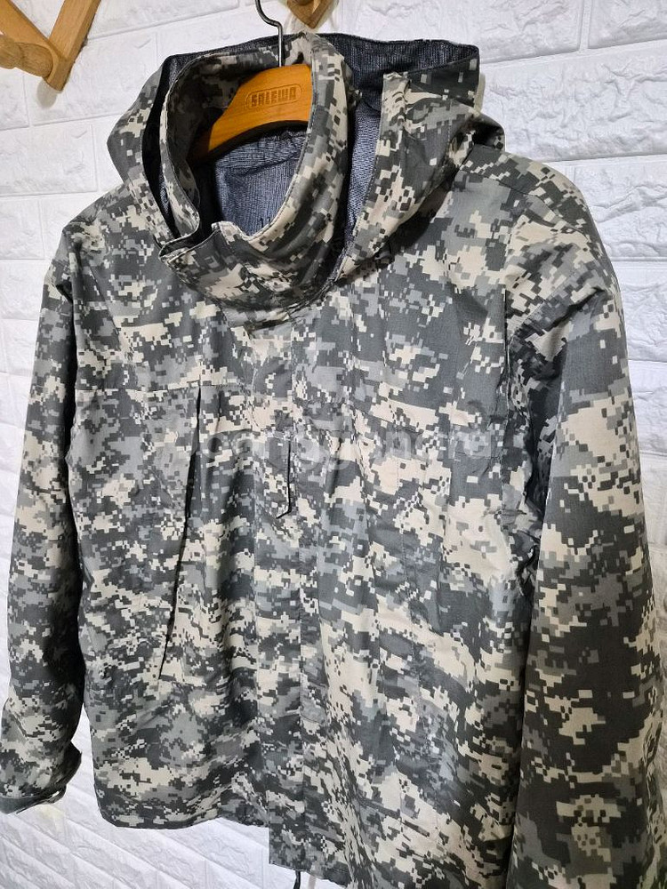 미군 ACU 디지털 카모 후드 방수 점퍼 100 105 110 등산 낚시 노스페이스 밀리터리 나이키--1